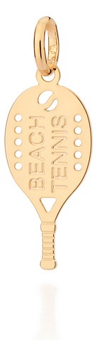 Pingente Formato Raquete Escrito Beach Tenni 542776 542776 em Oferta na Shopee