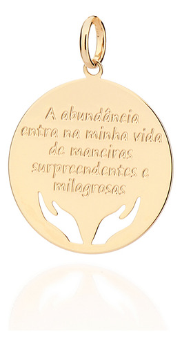 Pingente Composto Por Frase A Abundância En 542813 542813 em Oferta na Shopee