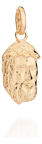 Pingente Formato Face De Jesus Cristo Acetin 542846 542846 em Oferta na Shopee