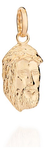 Pingente Formato Face De Jesus Cristo Acetin 542846 542846 em Oferta na Shopee