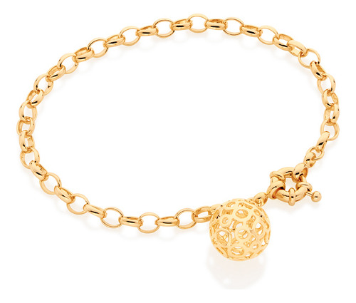 Pulseira Formada Por Elo Portuquês Com Berl 550853 550853 em Oferta na Shopee