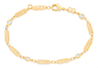 Pulseira Formada Por Elo Longo Batido Format 552063 552063 em Oferta na Shopee