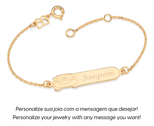 Pulseira Formada Por Corrente De Elo Cadeado 552145 552145 em Oferta na Shopee