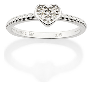 Anel Skinny Com Coração Cravejado Por 6 Zi 810247 810247 em Oferta na Shopee