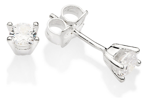 Brinco Composto Por 2 Zircônias De 4,00 Mm 820145 820145 em Oferta na Shopee