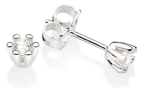 Brinco Solitário Composto Por 2 Zircônias 820148 820148 em Oferta na Shopee