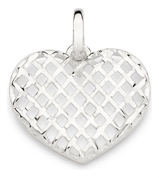 Pingente Formato Coração Em Tramas Diamant 840049 840049 em Oferta na Shopee