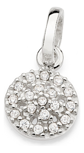 Pingente Cravejado Por 19 Zircônias De 1,0 840051 840051 em Oferta na Shopee