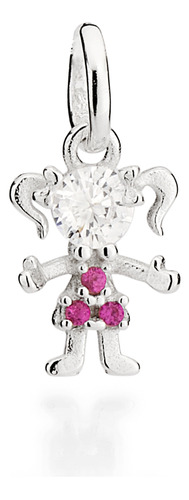 Pingente Formato Menina Cravejado Por 1 Zirc 840065 840065 em Oferta na Shopee