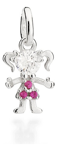 Pingente Formato Menina Cravejado Por 1 Zirc 840065 840065 em Oferta na Shopee