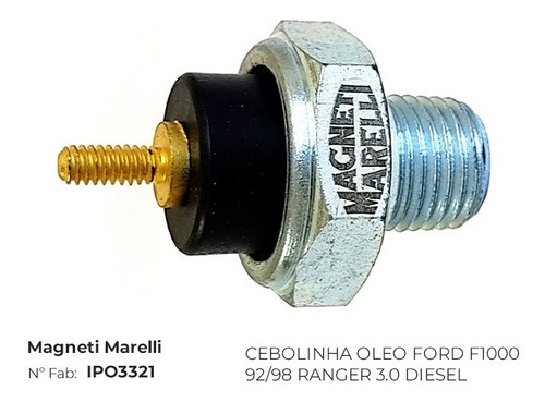 Cebolinha Oleo Ford F1000 92/98 Ranger 3.0 Diesel