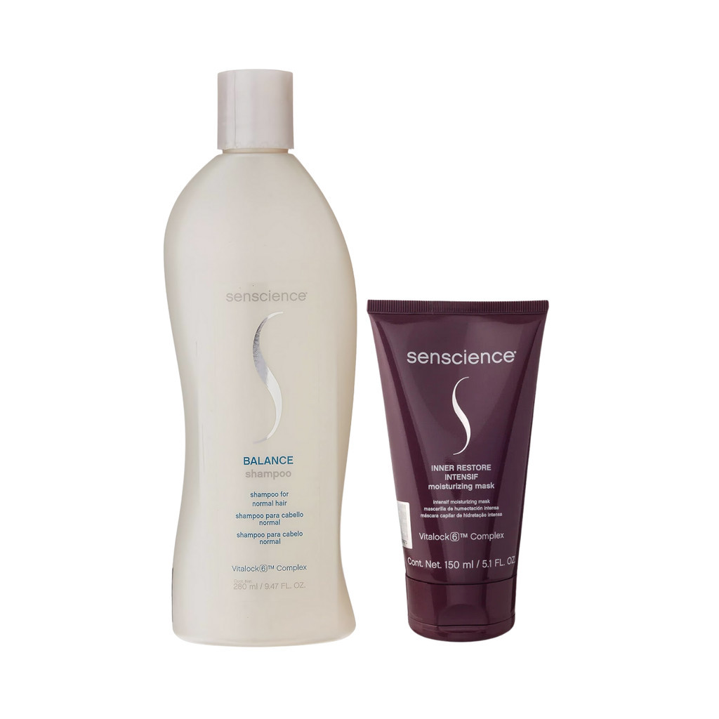 Senscience Balance Shampoo 280ml + Máscara Inner Intensa 150ml