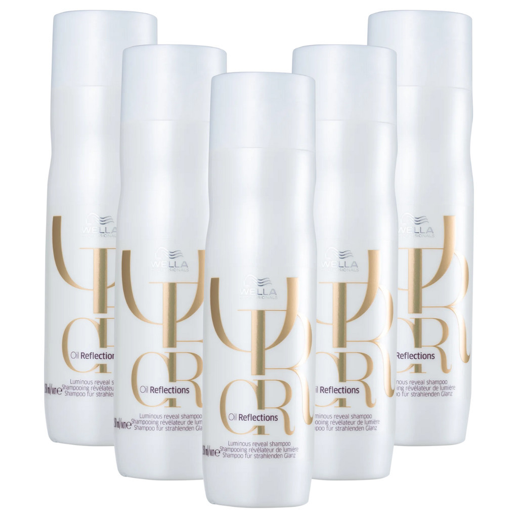 Wella Kit Oil Reflections Hidratação Shampoo 250ml (5 Unid.)