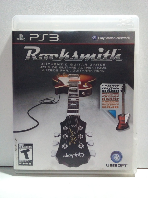 Rocksmith Guitar And Bass  - Ps3 - Original - Mídia Física