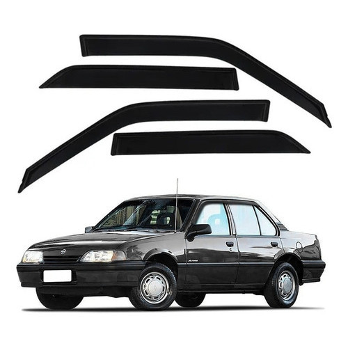 Calha De Chuva Fumê Monza 1982 A 1996 Tubarão 4 Portas