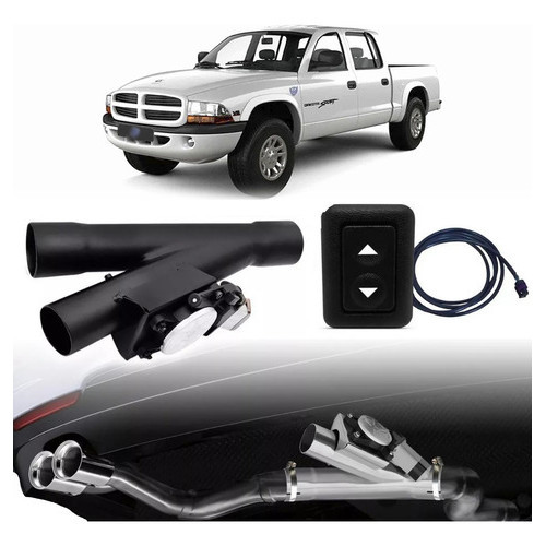 Difusor Escapamento Universal Carbono Botão Dodge Dakota