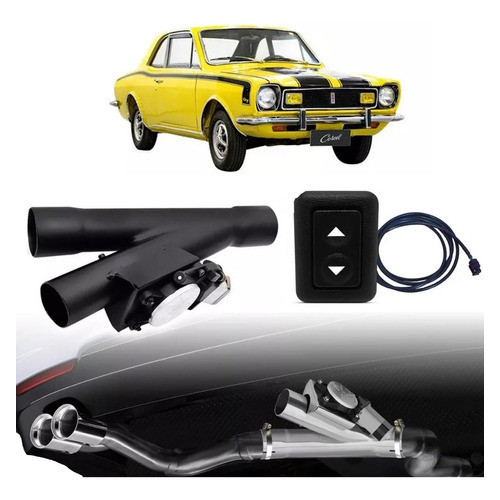 Difusor Escapamento Universal Carbono Botão Ford Corcel