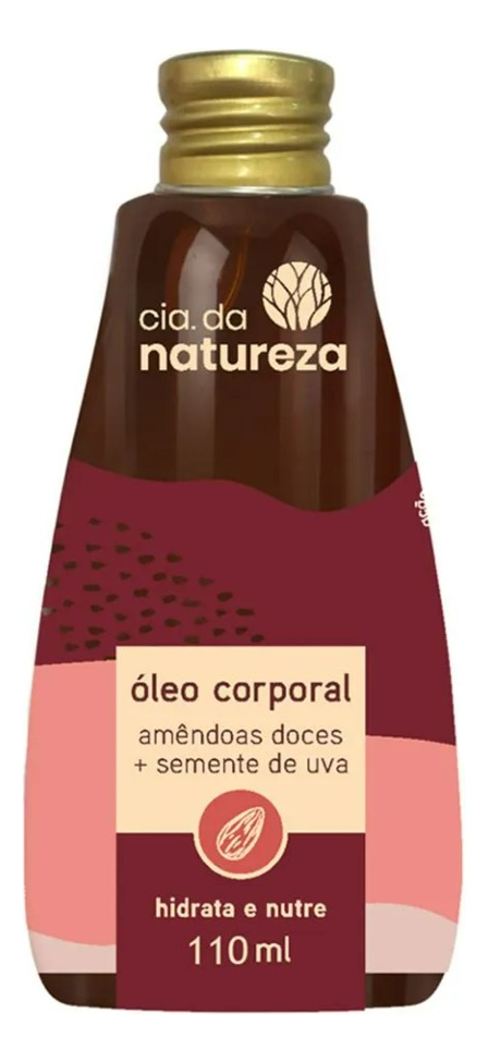 Cia da Natureza Óleo Corporal Amêndoas e Uva 110ml