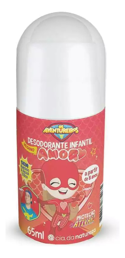 Cia Da Natureza Luccas Neto Deo Roll-On Amor 65g em Oferta na Shopee