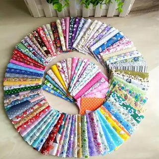 Retalho Tricoline 100% algodão - 8 x 25cm x 45cm de largura (fotos ilustrativas) em Oferta na Shopee