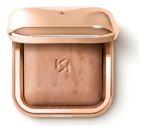Iluminador Silky Glow Baked Bronzer Kiko Milano 01 Tom Da Maquiagem Nude