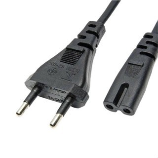 Cabo de Forca Ac Philips Tipo 8 60cm Reto Preto