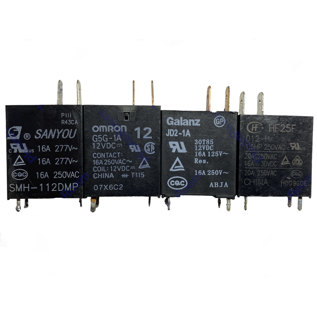 Rele Microondas 12V X 16A SMH-112DMP = HF25F = G5G-1A = JD2-1A