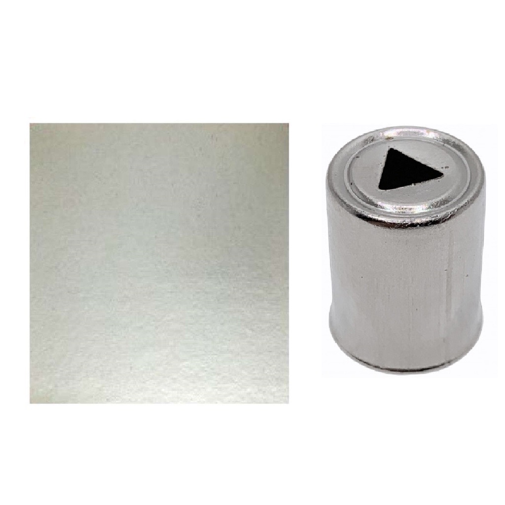 Kit Mica Micro-ondas 14x14cm + Ponta Ponteira Bico Magnetron Microondas Triangular