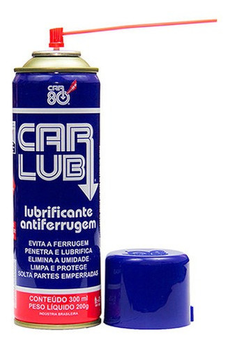 Óleo Spray Desengripante Car Lub 300ml Anticorrosivo em Oferta na Shopee