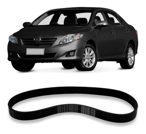Correia Alternador Corolla 2011 2012 2013 2014 2015 Multi V em Oferta na Shopee