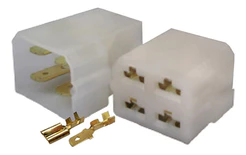 Conector 4 Vias Macho/femea C/terminal