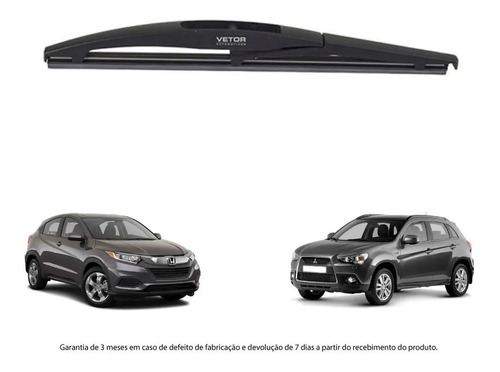 Palheta Limpador Do Vidro Traseiro Honda Hrv 2015 16 17 2018 - Spare Parts and Accessories for Vehicles