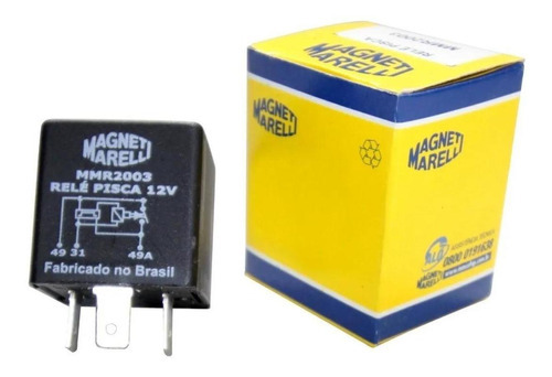 Relé Pisca 12v 3 Terminais MMR2003 Magneti Marelli Sem Suporte em Oferta na Shopee