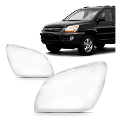 Par De Lente Farol Dianteiro Sportage 2006 2007 2008 2009