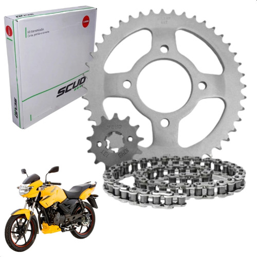 Kit Relacao Sretentor Dafra Apache 150cc 2010 2011 - Scud