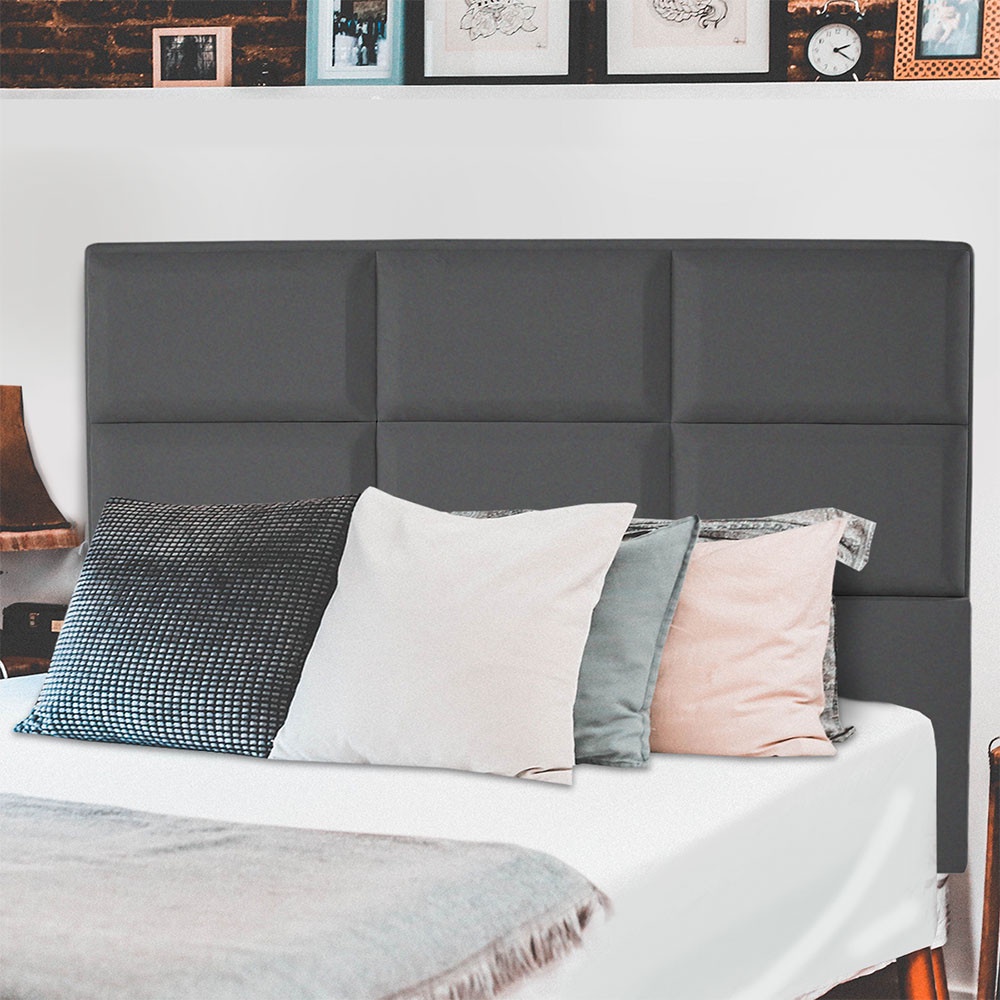 Cabeceira Estofada para Cama Box Casal 127x142CM Swede BF Colchões em Oferta na Shopee