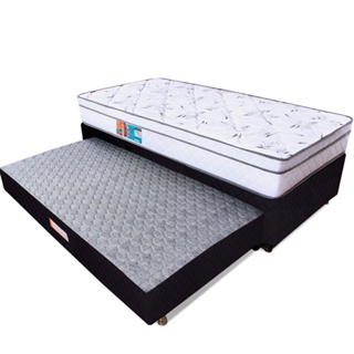 Cama Box Solteiro Colchão Molas Ensacadas com Pillow Bicama Colchão Espuma 88x188x58cm BF Colchões em Oferta na Shopee