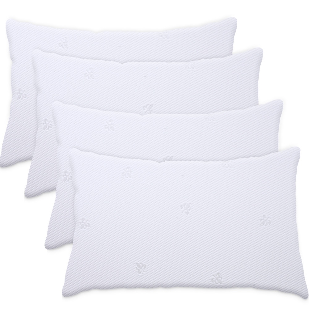 Kit 4 Protetor Impermeável de Travesseiro 100% Silencioso de Malha Premium 50x70cm - BF Colchões em Oferta na Shopee