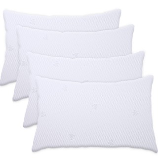 Kit 4 Protetor Impermeável de Travesseiro 100% Silencioso de Malha Premium 50x70cm - BF Colchões em Oferta na Shopee