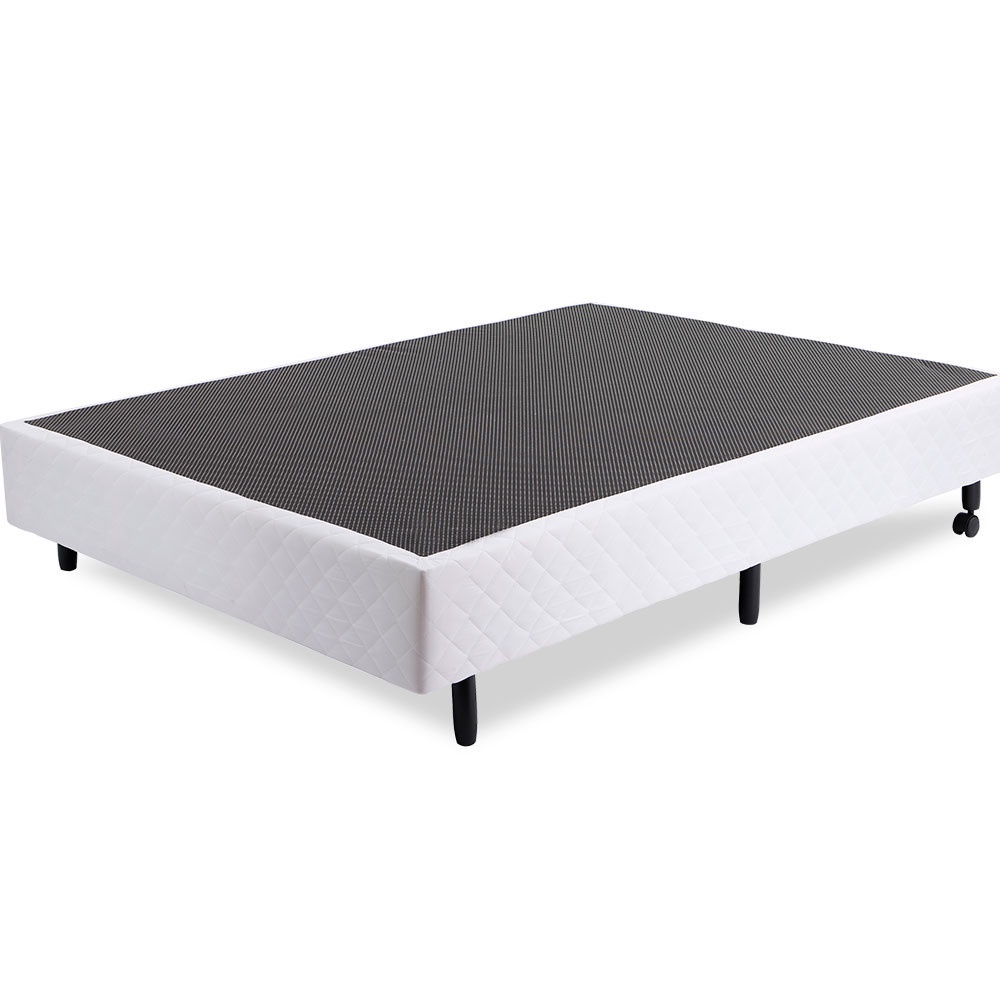 Base Box para Colchão Casal Branco 138x188x34cm BF Colchões em Oferta na Shopee