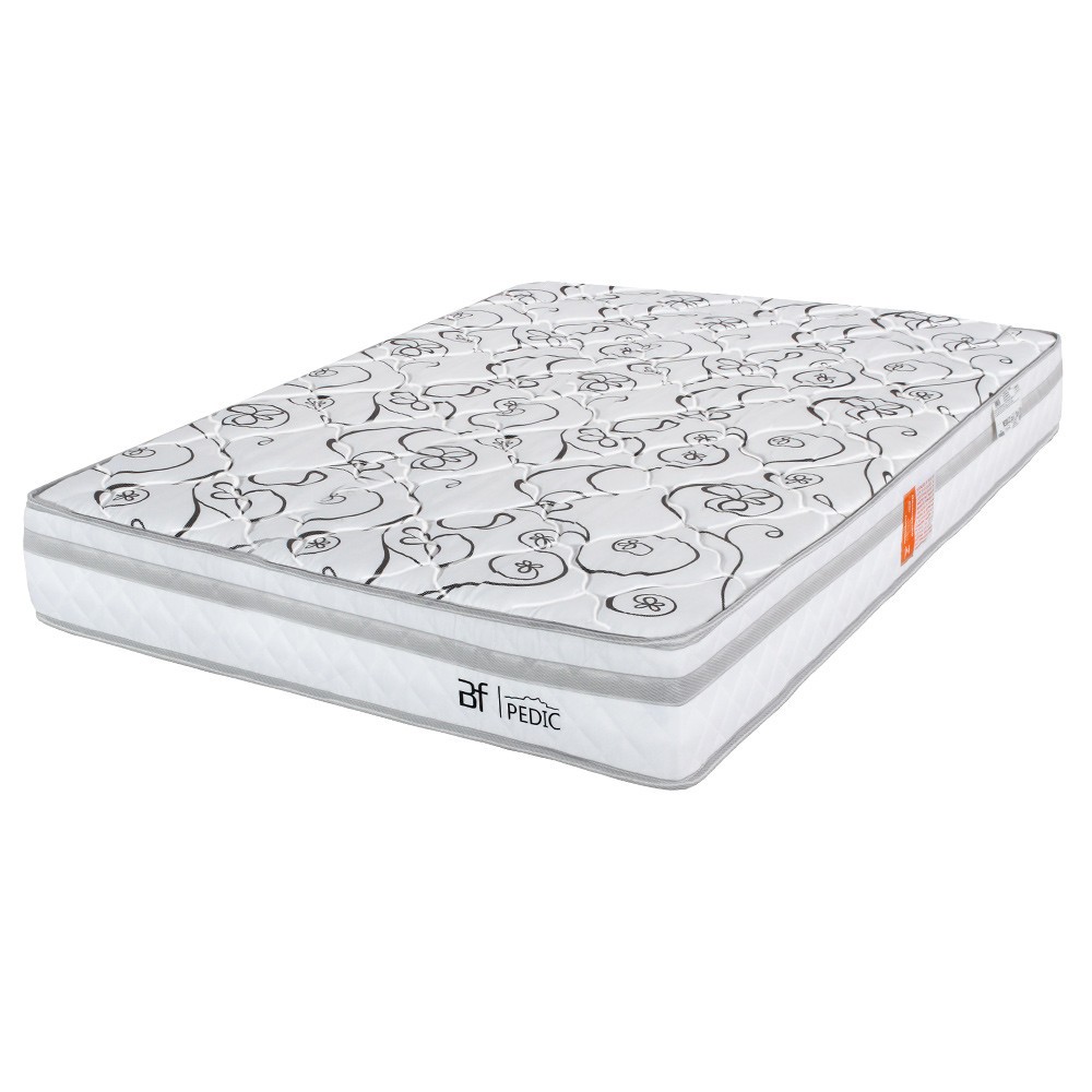 Colchão Casal Ortopédico Firme Espuma D28 138x188x24cm BF Colchões - Home & Living