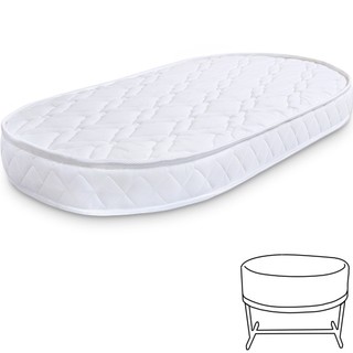 Colchão para Moisés Oval de Berço Infantil Bebê Antialérgico 138x68x10cm BF Colchões em Oferta na Shopee
