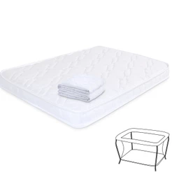 Colchão Chiqueirinho Colchonete Infantil Bebê Antialérgico 105x72x6cm BF Colchões