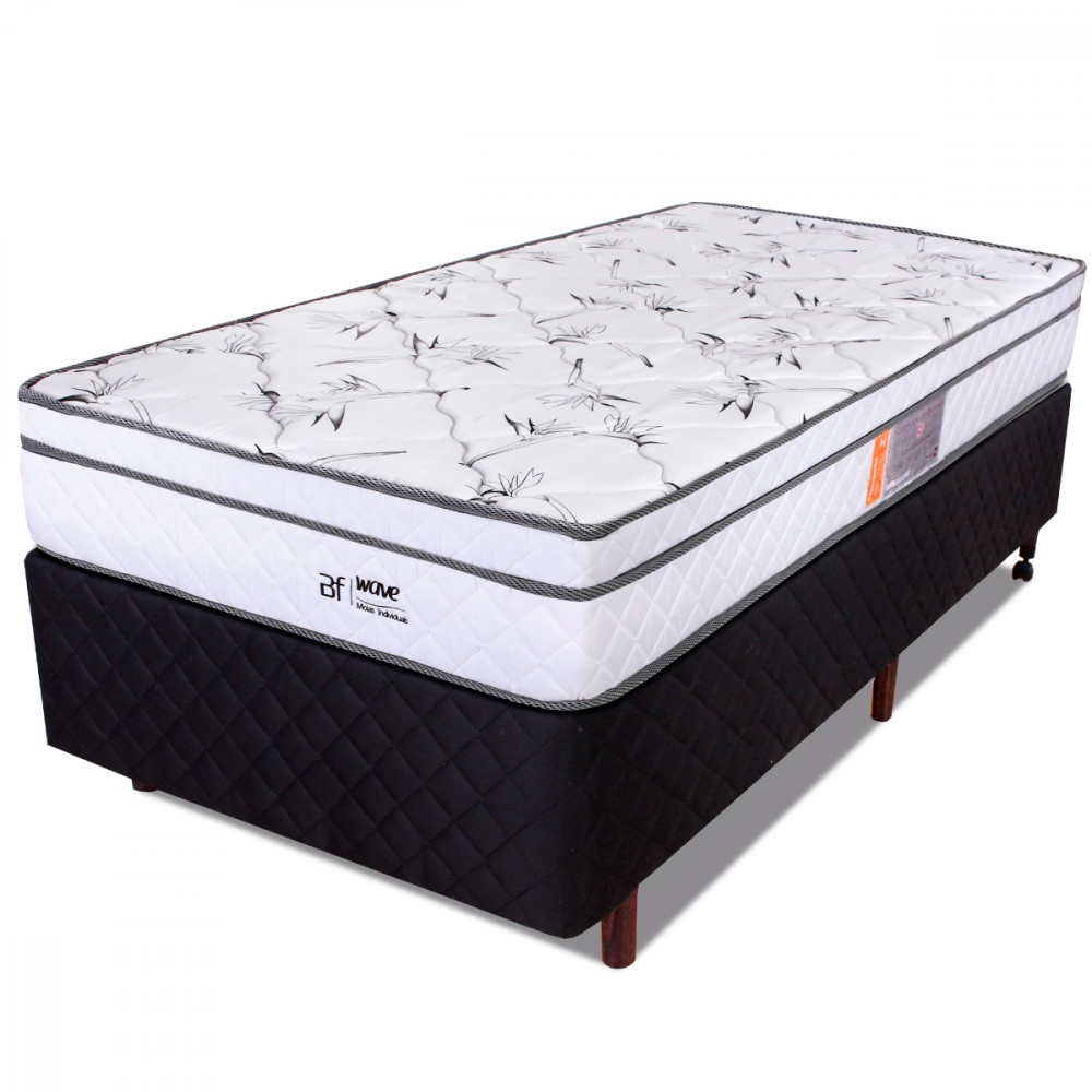 Cama Box Solteiro Colchão Molas Ensacadas com Pillow e Box BF Colchões em Oferta na Shopee