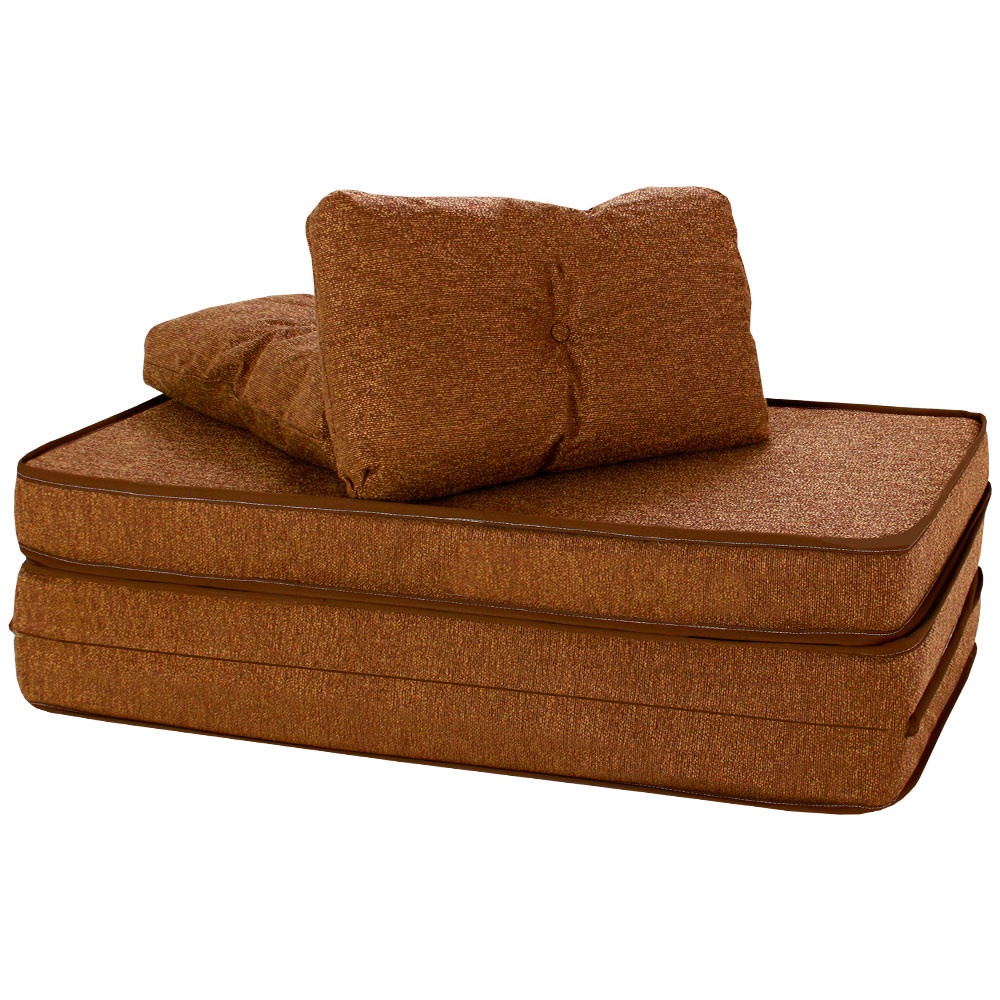 Puff Colchonete Dobrável / Sofá 3 em 1 + Travesseiro Casal BF Colchões em Oferta na Shopee