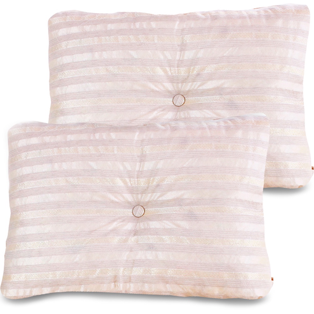 Kit 2 Peças Almofada Com Enchimento Flocos de Espuma 45x65cm Bf Colchoes
