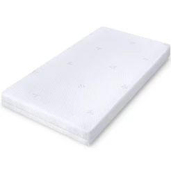 Colchão Berço Para Bebe Com Capa Protetor Impermeável em Malha 130x70cm - BF Colchões