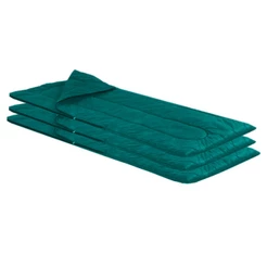 Kit com 3 Sacos De Dormir Acampamento Camping Pesca Retiro Com Zíper Para Acampar