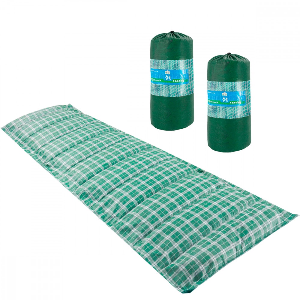 Kit 2 Colchonete Acampamento Camping Solteiro Pesca Retiro Ginástica 190x60cm - Emcompre em Oferta na Shopee