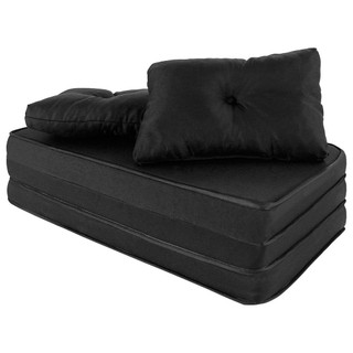 Puff Colchonete Dobrável / Sofá 3 em 1 + Travesseiro Casal BF Colchões em Oferta na Shopee